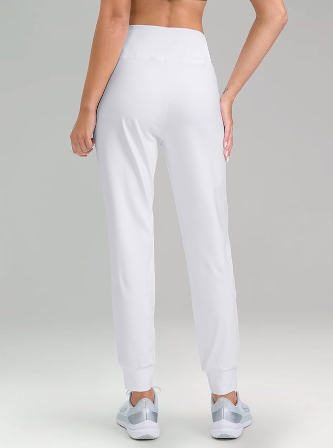 G Gradual Women's Fleece Lined Joggers High Waisted Water Resistant Thermal Hiking Pants Cold Weather Sweatpants with Pockets