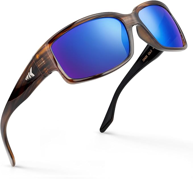 KastKing Skidaway Polarized Sport Sunglasses for Men and Women,Ideal for Driving Fishing Cycling and Running,UV Protection