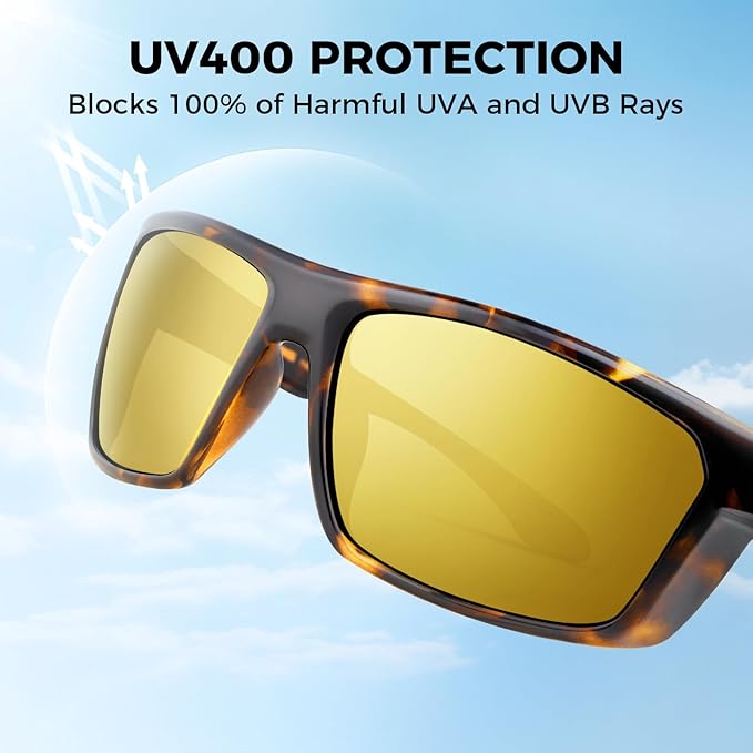 KastKing Huzzah Polarized Sport Sunglasses for Men and Women, Ideal for Driving Fishing Cycling and Running,UV Protection