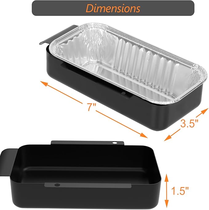 BQMAX G325-5703-W1 Grease Pan for Charbroil 9328812P06 463331221 463365021 G416-0015-W1, Aluminum Disposable Grill Drip Pan for Charbroil Performance Grill Replacement Parts