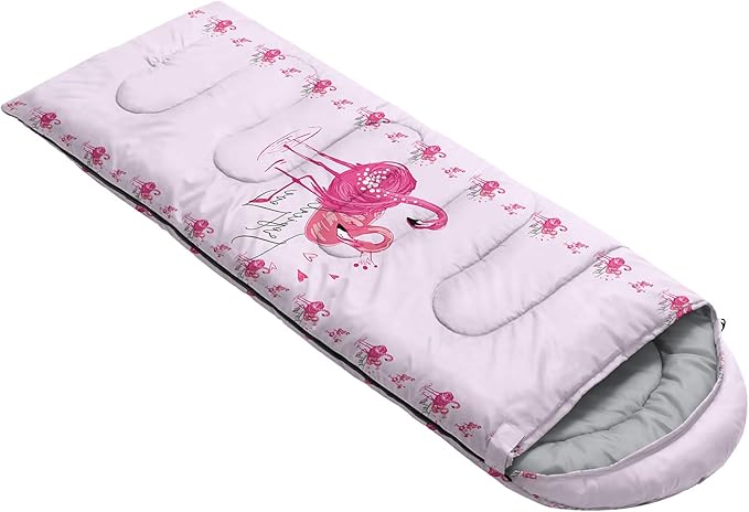 AILONEN Outer Space Astronaut Camping Sleeping Bags,Lightweight & Waterproof,3 Season Warm & Cool Weather,Cartoon Sleeping Bags for Kids,Boys Girls Travelling,Outdoors