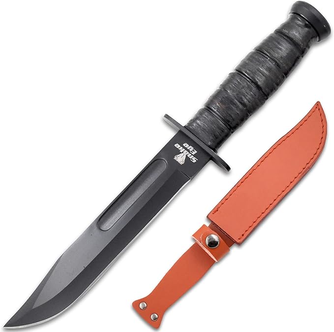 Snake Eye Tactical Heavy Duty Fixed Blade-Hunting Camping & Outdoor Knife (BKPB)