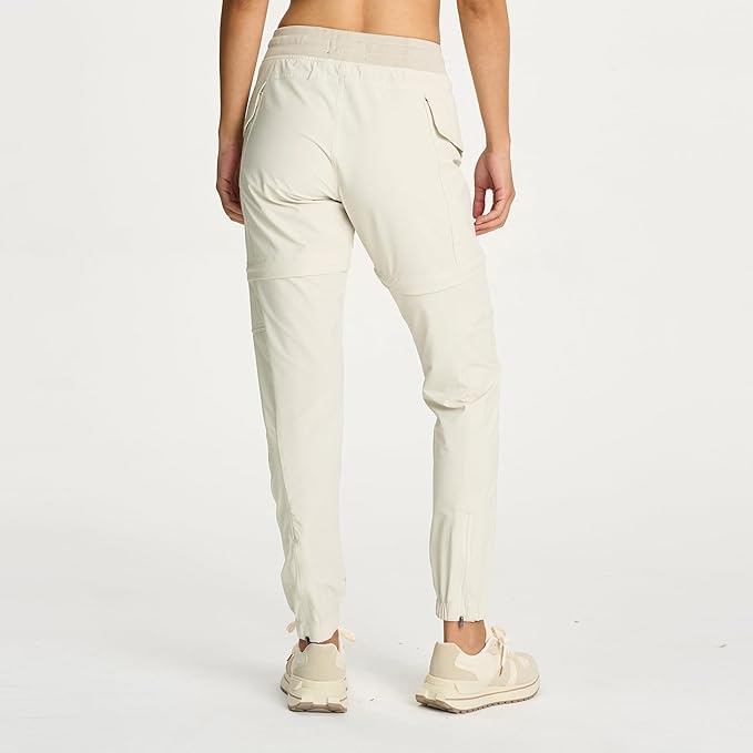 smawell Women's Hiking Pants Convertible Lightweight Zip-Off Outdoor Pants Quick Dry Joggers with Pocket
