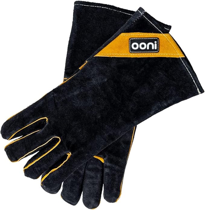 Ooni Grill Gloves - Heat and Fire Resistant, Protective Heat Proof Gloves Perfect for Outdoor Cooking, Grill, Fireplace, Barbecue or Pizza Oven