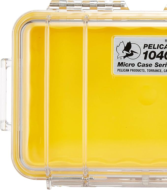 Pelican 1040 Micro Case (Yellow/Clear)