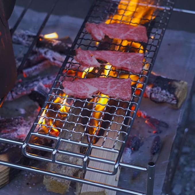 CAMPINGMOON 304 Stainless Steel Cooking Grates for Camping Stove Grill Campfire Open Fire MTG-G,MTG-2G,MTG-JS,MTG-JL