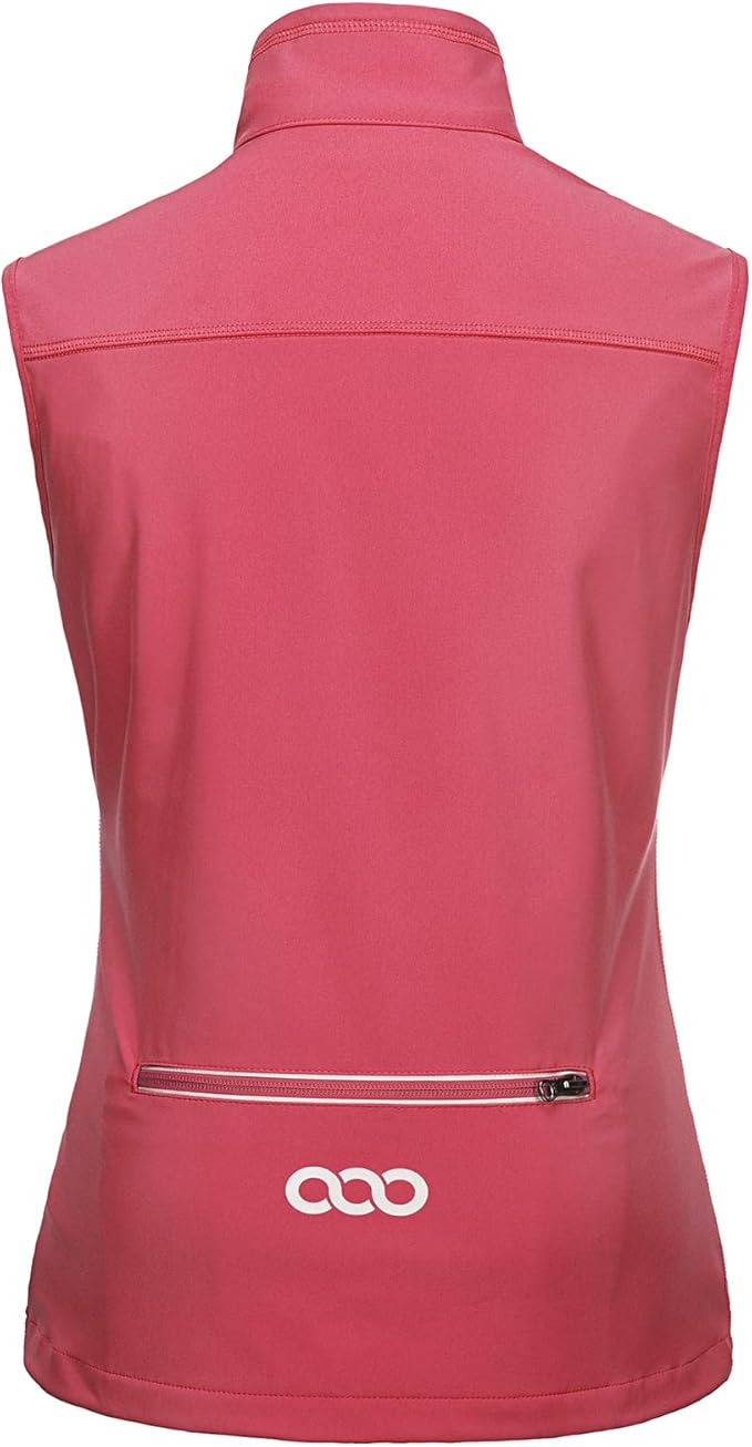 33,000ft Women's Lightweight Running Vest Outerwear with Pockets, Windproof Sleeveless Jacket for Golf Hiking Travel