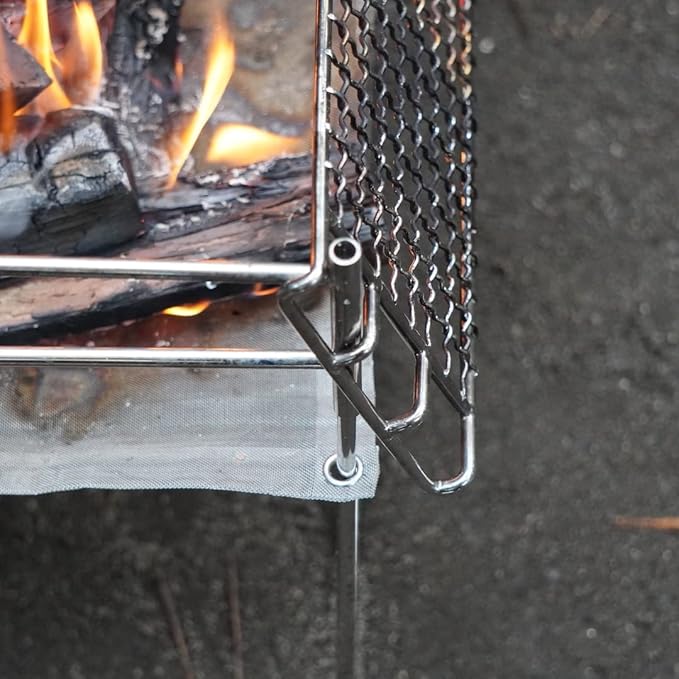 CAMPINGMOON 304 Stainless Steel Cooking Grates for Camping Stove Grill Campfire Open Fire MTG-G,MTG-2G,MTG-JS,MTG-JL