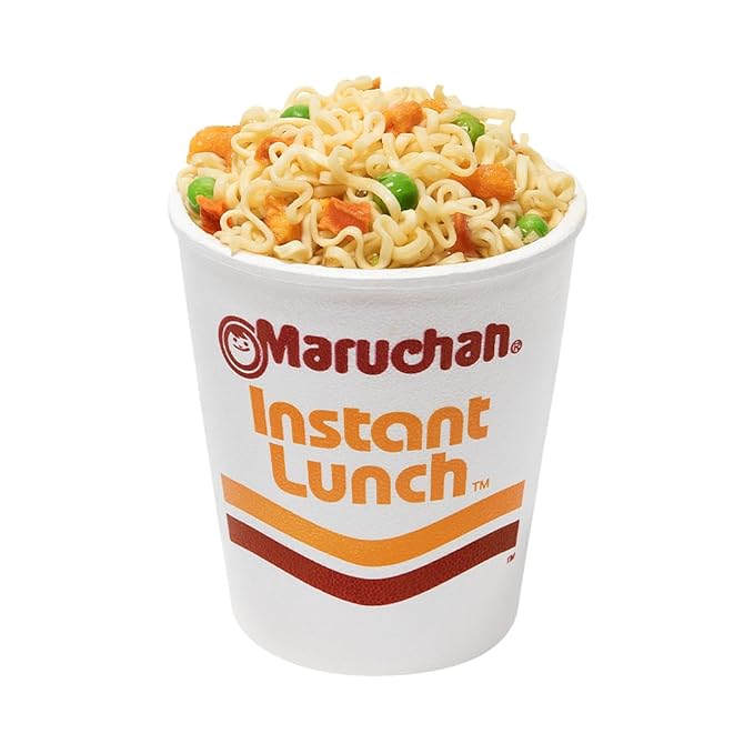 Maruchan Instant Lunch Shrimp, Ramen Noodle Soup, Microwaveable Meal, 2.25 Oz, 12 Count