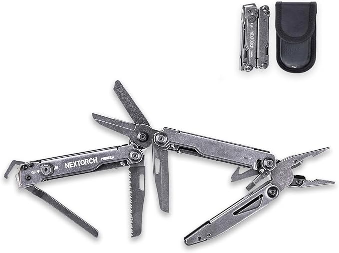 PIONEER 14-IN-1 Multi-tools Heavy Duty Multi tool Set with Scissor Needle Nose Pliers Trauma Shears Pocket Clip Multi-tool for Emergency First Responders