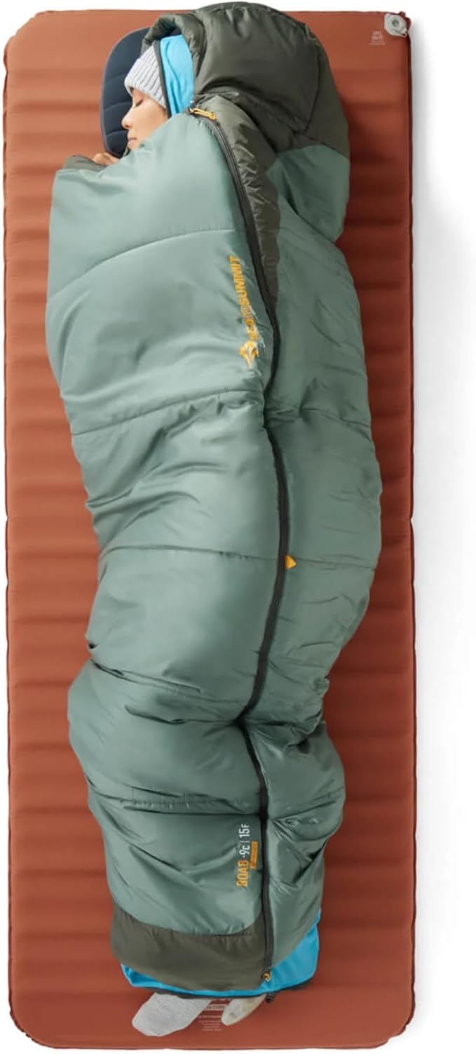 Sea to Summit Pursuit Self-Inflating Sleeping Mat for Camping and Backpacking, Rectangular - Regular (72 x 25 x 2 inches)
