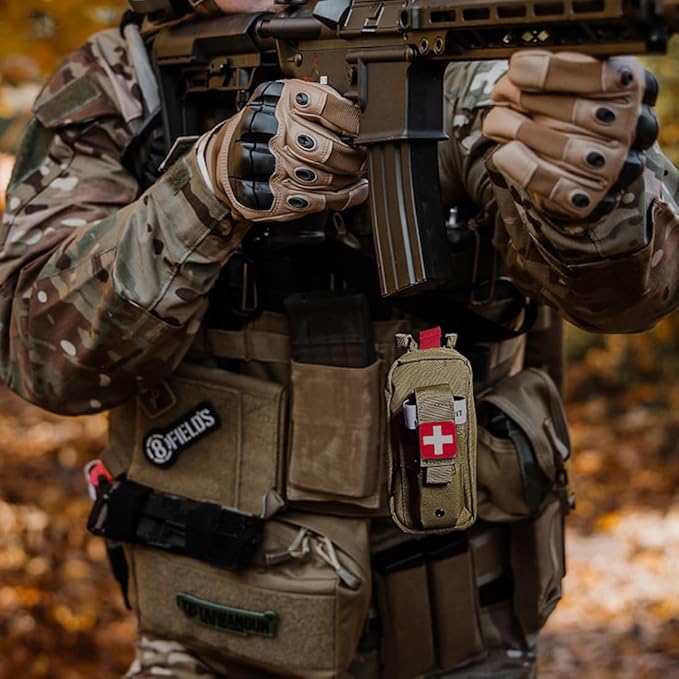 Med Kit Trauma Kit Bleeding Contral Pack, Emergency Survival First Aid Kits EMT IFAK Medical Kit for Severe Bleeding Control Military Camping and Hiking