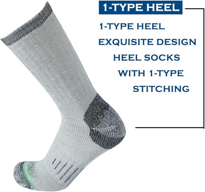 Merino Wool Men Crew Socks Warm Socks Athletic Socks for Men, Suitable for Hiking,Trekking,Camping …