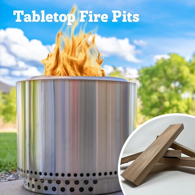 Premium Kiln Dried Wood Kindling for Pizza Ovens, Tabletop Fire Pits & Campfires