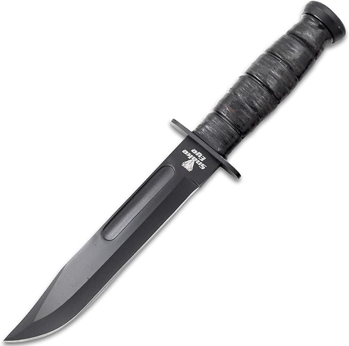Snake Eye Tactical Heavy Duty Fixed Blade-Hunting Camping & Outdoor Knife (BKPB)