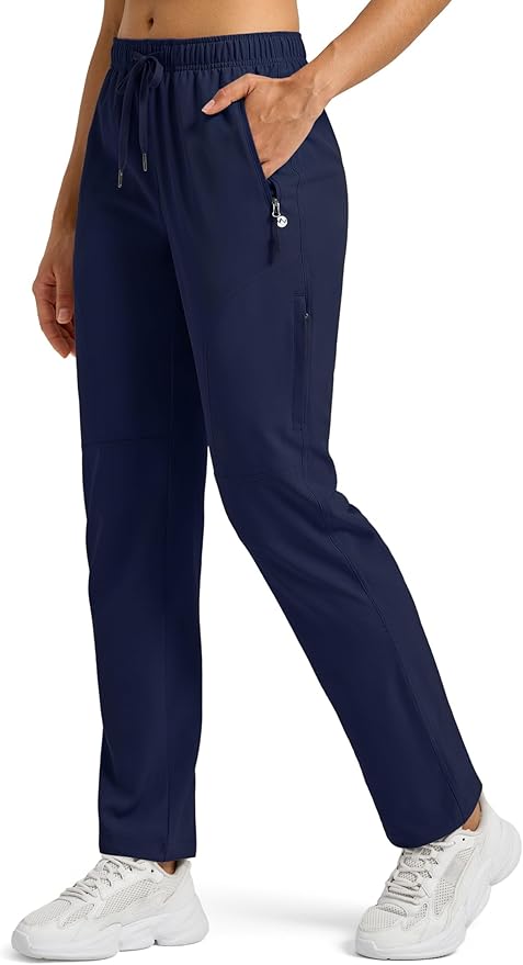 Willit Women's Hiking Pants Quick Dry Cargo Pants Lightweight Water Resistant Travel Golf Pockets Petite/Regular/Tall
