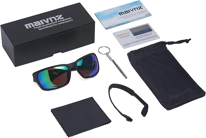Floating Polarized Fishing Sunglasses for Men UV Protection Fishing Glasses Boating Kayaking Water Sport Glasses