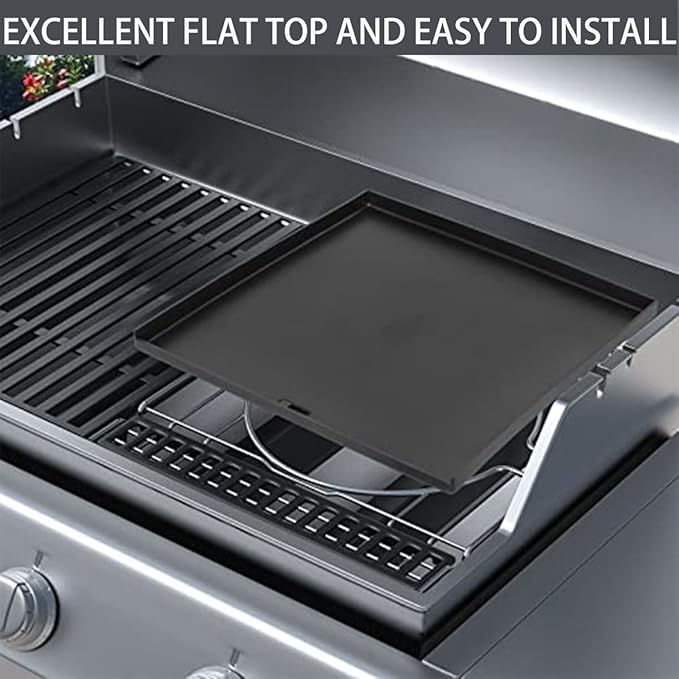 16.3 x 15.8” Griddle Flat Top 7672 Grill Replacement Parts for Weber Genesis E-325S S-325S SX-325S EX-325S Spirit 200 300 Series Genesis II 300 II 400 Series Smokefire EX4 EX6 Accessories Cast Iron
