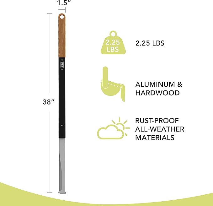 KABIN Fire Tong Log Grabber – Extra Long Firewood Claw Tongs for Fireplace, Outdoor Campfire, Firepit & More 38"