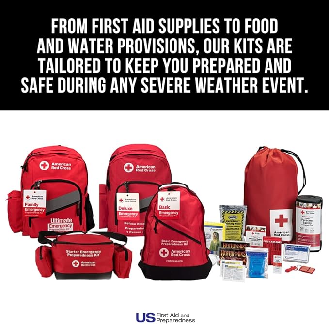 Officially Licensed Product | 3-Day Basic Emergency Preparedness Backpack | 72 Hour Survival Supplies for 1 Person | Water, Phone Charger, Blanket, Food