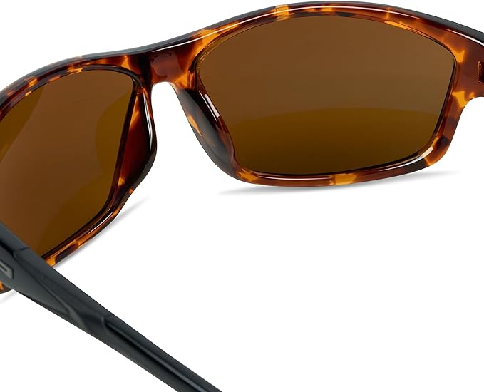 B.N.U.S Corning glass lenses polarized sunglasses for men and women UV400 Protection for Fishing Cycling Driving Italy made