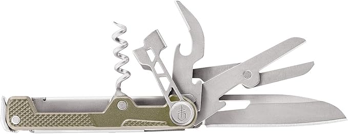 Gerber Gear Armbar Cork Pocket Knife EDC Multitool with Blade, Pry Bar, and Hammer for Camping, Gold