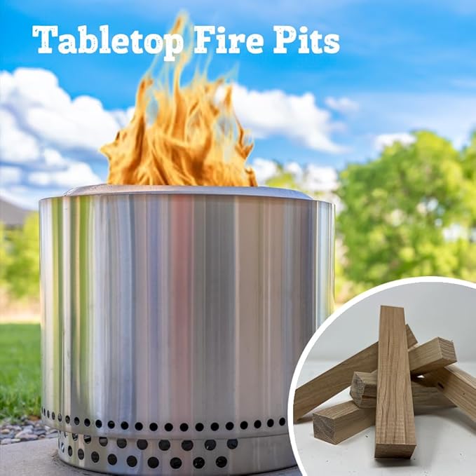 Premium Kiln Dried Wood Kindling for Pizza Ovens, Tabletop Fire Pits & Campfires