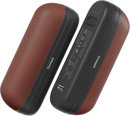 OCOOPA 2 in 1 Magnetic Rechargeable Hand Warmers, UT2s Mini Electric Handwarmers 2 Pack, Split USB-C, Reusable Portable Pocket Heater, Raynauds, Golf, Christmas, Tech Gifts for Women Men