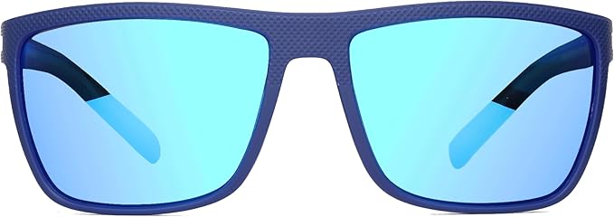 ZENOTTIC Polarized Sunglasses for Men Lightweight TR90 Frame UV400 Protection Square Sun Glasses