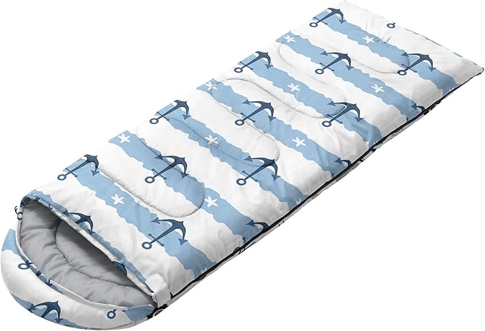 Kids Sleeping Bag for Boys Girls,Checkerboard Cat Print-Lightweight Warm Portable Outdoor Indoor-Waterproof Cold Weather Resistant Sleeping Bag for Camping Hiking
