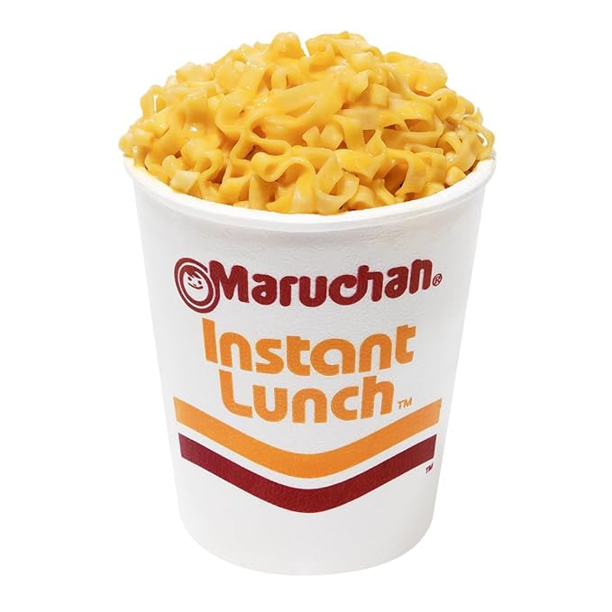 Maruchan Instant Lunch Cheddar Cheese, Ramen Noodle Soup, Microwaveable Meal, 2.25 Oz, 12 Count