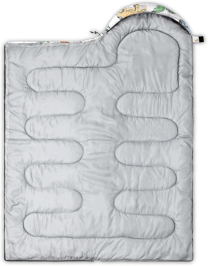 AILONEN Outer Space Astronaut Camping Sleeping Bags,Lightweight & Waterproof,3 Season Warm & Cool Weather,Cartoon Sleeping Bags for Kids,Boys Girls Travelling,Outdoors