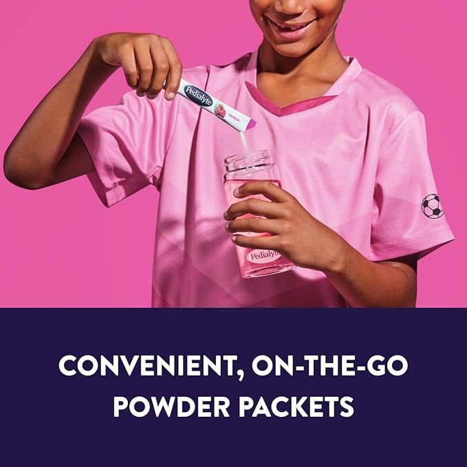 Pedialyte Electrolyte Powder | Hydration Drink for Kids & Adults | Variety Pack: Grape, Strawberry Lemonade, and Orange, 8 Powder Packets