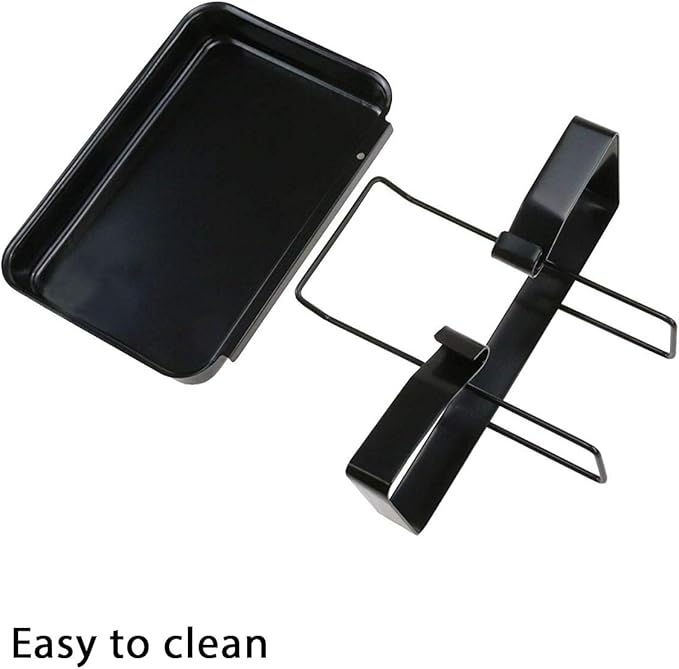 Uniflasy 7515 Grill Catch Pan Holder/Drip Pan/Grease Collection Pan Replacement Parts for Weber Genesis 1000-5500, Genesis Silver/Gold/Platinum, Genesis II Series, Platinum I/II, and Summit Grills