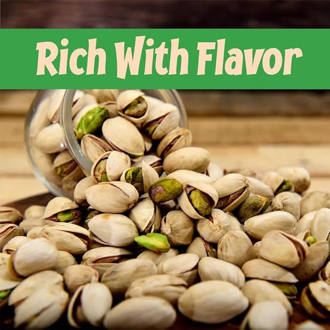 Sincerely Nuts Large Pistachios Roasted Unsalted in Shell 5 LB Bag Healthy Snack Food Great for Cooking Source of Fiber, Protein, Vitamins Minerals Gourmet Kosher Gluten Free