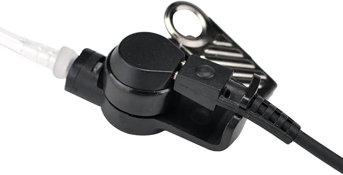 Covert Acoustic Tube Walkie Talkie Earpiece Surveillance Headset with Mic Compatible with CP200d Motorola Two Way Radio