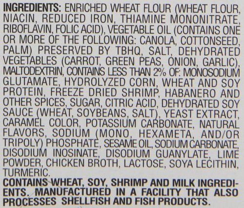 Maruchan Instant Lunch Lime Chili Flavor with Shrimp, 2.25 Oz, Pack of 12