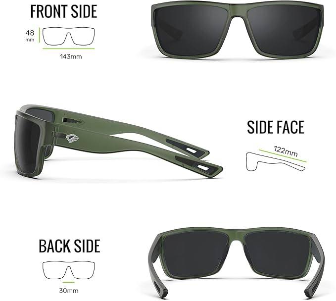 TOREGE Polarized Sports Sunglasses for Men and Women Cycling Running Golf Fishing Sunglasses TR26