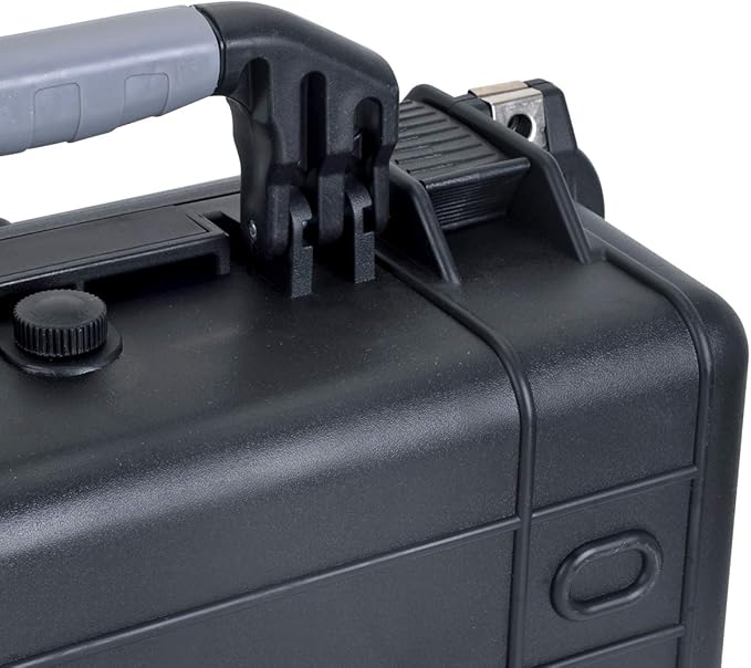 MEIJIA Portable All Weather Waterproof Camera Case With Foam,Fit Use of Drones,Camera,Equipments,Pistols,15.98x12.99x6.85inches