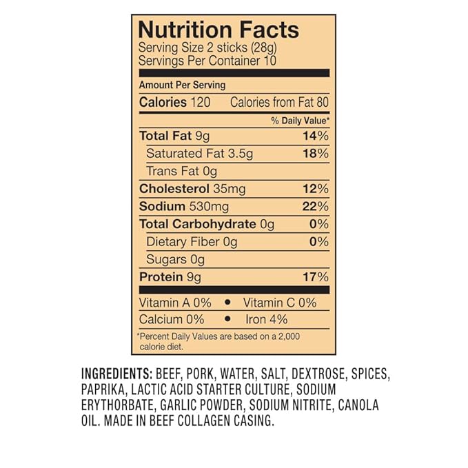 Cattleman's Cut Hunter's Sausage, 10 Ounce