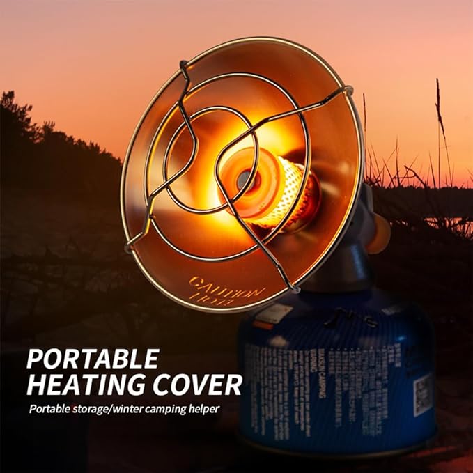 Portable Camping Heating,Propane/iso Butane Heater,Electronic Ignition and Fuel Conversion Head, Suitable for Camping, Outdoor Tent, Indoor