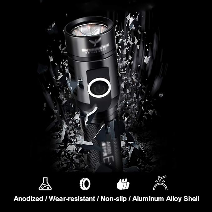 MORN Explosion Proof Flashlights Anti-Static Torch Strong Light Rechargeable Used in Industry, Fire Fighting, Airport, Gas Station