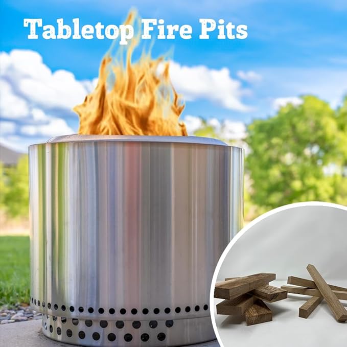 Premium Kiln Dried Wood Kindling for Pizza Ovens, Tabletop Fire Pits & Campfires