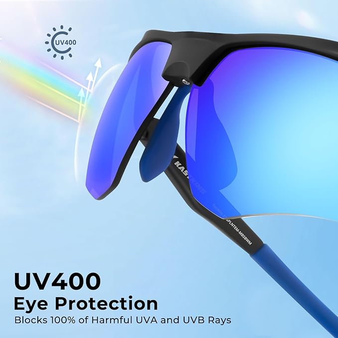 KastKing Tenmile Polarized Sunglasses for Men & Women, UV Protection,Sport Sunglasses Cycling Fishing Outdoor