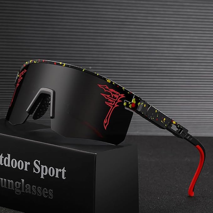 Two Sizes Baseball Sunglasses For Adults and Youth Boys Girls Kids UV400 Men Women Outdoor Sports Sun Glasses