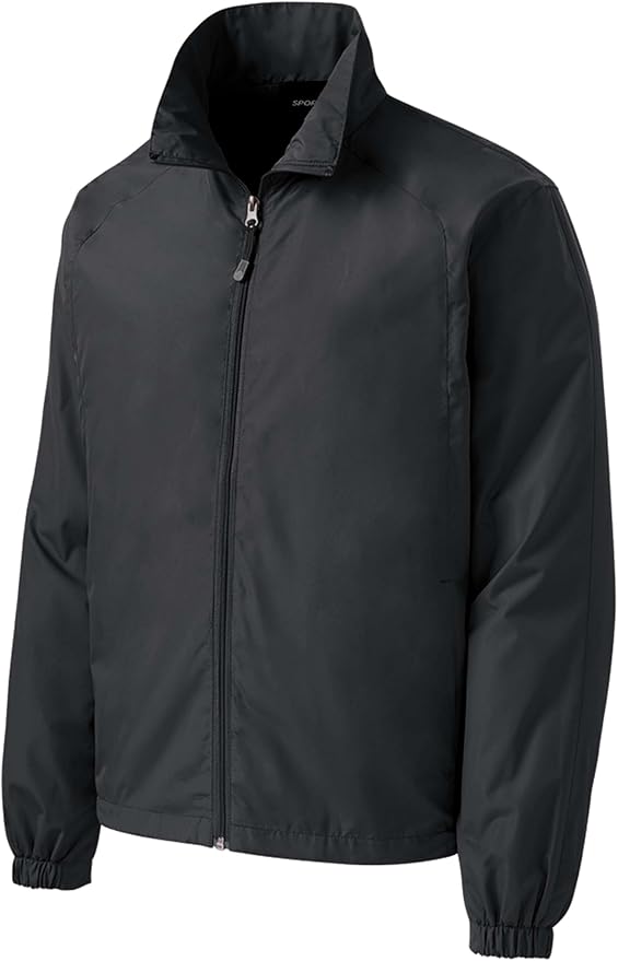SPORT-TEK Men's Full Zip Wind Jacket