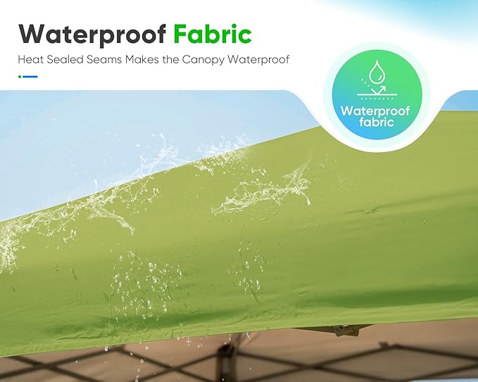 Quictent 10'x10’ Pop up Screened Canopy Tent with Mosquito Netting, Portable Easy up Outdoor Screen House Shelter for Patio, Camping and Picnic, Includes Wheeled Carry Bag (Green)