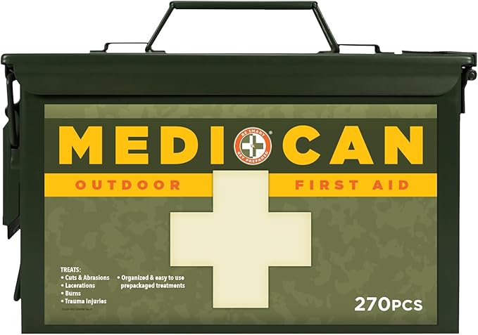 Be Smart Get Prepared 270Piece Medi+Can First Aid & Advance Wound Care Kit (Packaging may vary)