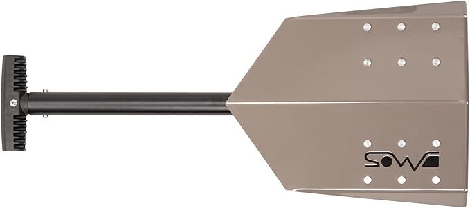 DMOS Delta Shovel - Collapsible Heavy-Duty Steel Folding Shovel for Camping, Overlanding, Survival, Military, Hunting, & Off-Road Use - Flat Dark Earth - Regular