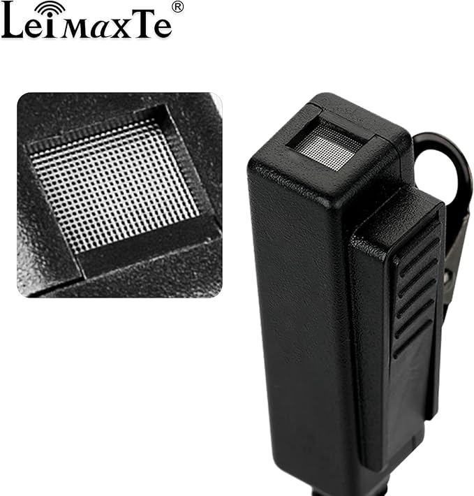 XPR 3500e 3300e Earpiece for Motorola Radio XPR3500 XPR3000 XPR3300 with Mic PTT XPR 3300 3500 3300e 3500e Walkie Talkie Headset Security Acoustic Tube Surveillance Headphone (1 PCS)